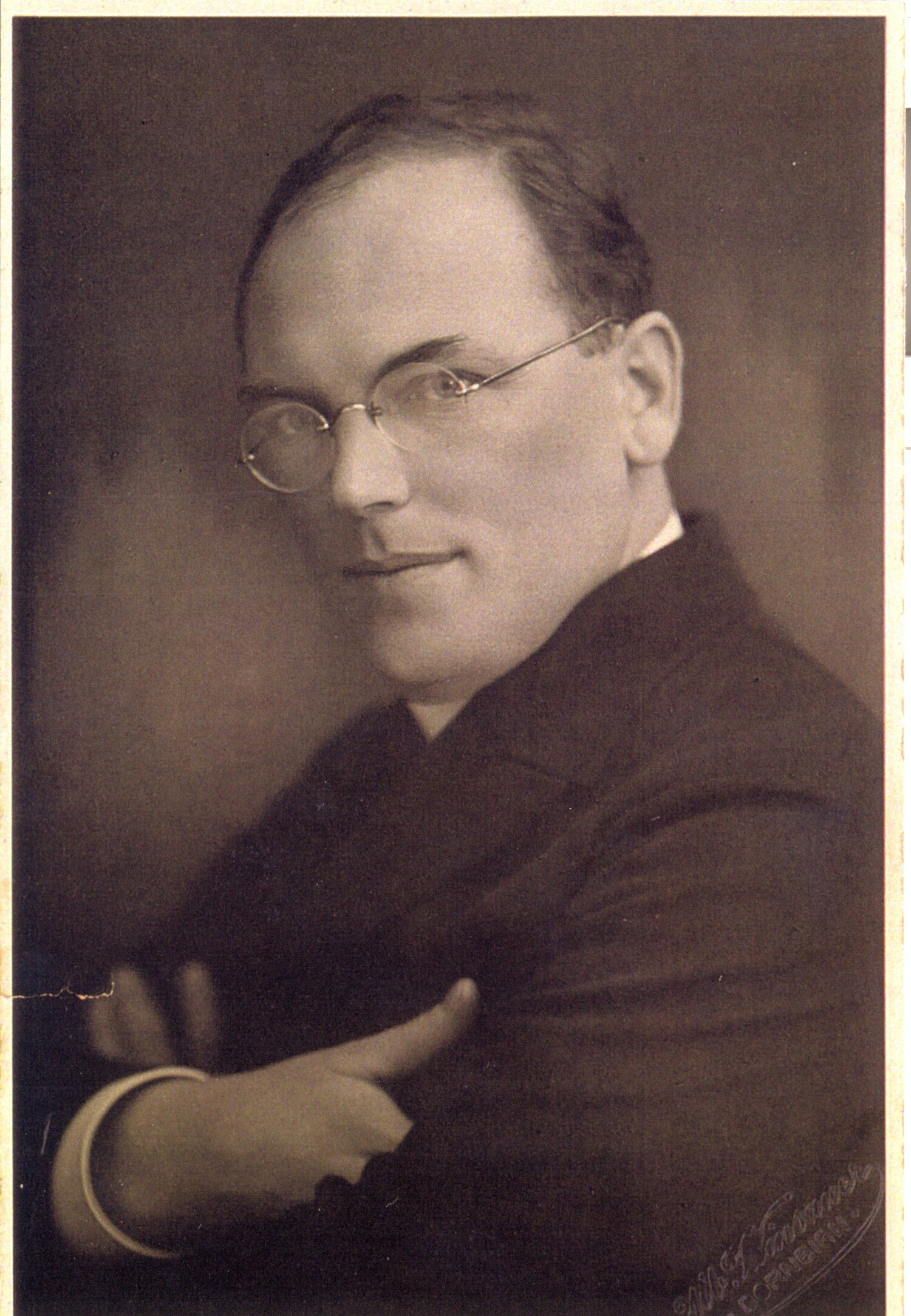 Carl Lampert als Provisor des Fr?hmessbenefiziums von St. Martin in Dornbirn.